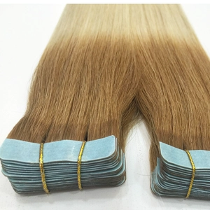 中国 Double Drawn Wholesale Super Tape tape in hair extention メーカー
