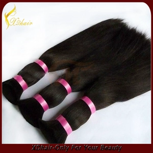 China Double drawn human hair bulk hair natural hair unprocessed raw hair Hersteller
