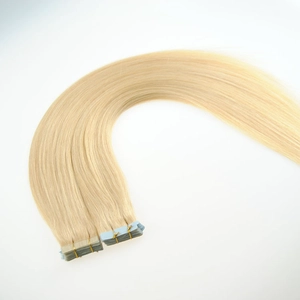 China Double weft full cuticle wholesale brazilian tape in hair extensions 120 grams manufacturer