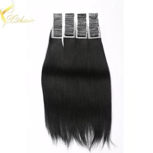 中国 Double weft full cuticle wholesale tape in hair extensions 120 grams メーカー