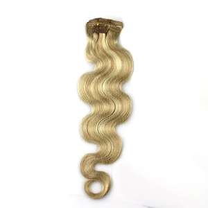 China Factory Direct OEM 120 160 220 260 320grams/set Double Drawn Thick Ends Triple Weft With Lace Attached Clip in Hair Extension Hersteller