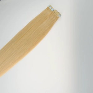 China Fast ship large stock double drawn remy tape in hair extensions ash blonde manufacturer