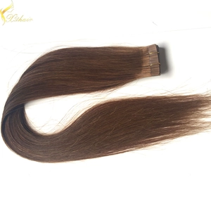 中国 Fast ship large stock double drawn remy tape in weft extensions メーカー