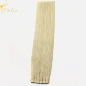 中国 Fast ship large stock double drawn tape in hair blonde メーカー