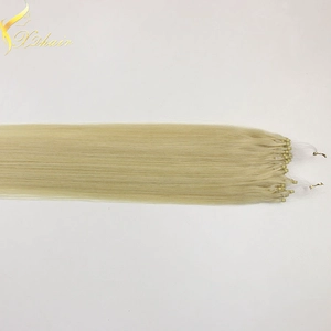 中国 Grade 8A unprocessed 100% cheap virgin brazilian micro ring loop hair extensions メーカー