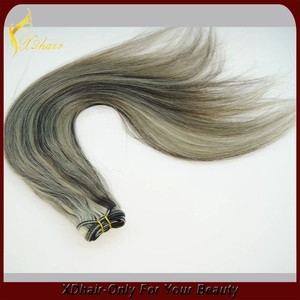 Cina Macchina trama dei capelli fatto, estensioni dei capelli peruviane stile dritto per prezzo di vendita delle donne produttore