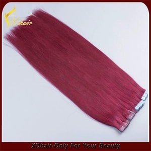 Cina High quality keratin glue factory price 100% European virgin remy hair double drawn American blue glue tape hair extension produttore