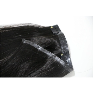 중국 High quality skin weft clip in hair 10pcs with 24clips double drawn natural color 제조업체