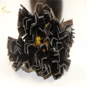 China Hot Sale High Quality Double Drawn 100% Human Hair V Tip Pre Bonded Hair Extension,Two Tone V Tip Hair Hersteller