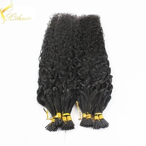 China Hot new products for 2016 best selling products i tip hair extension curly color manufacturer
