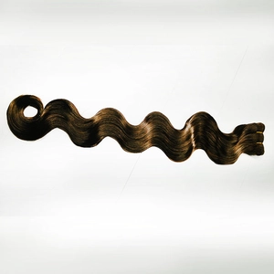 Cina Hot selling human hair machine weft 100g bundles hair produttore