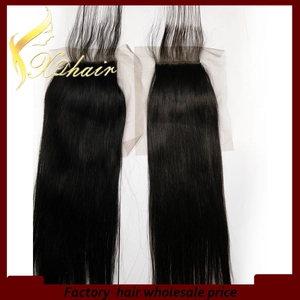China Human hair closure  top quality hair piece brazilian hair Hersteller