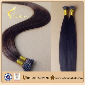 China I tip human hair extensions remy human hair 100% human hair manufacturer