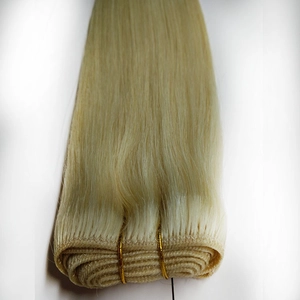 Cina Light blond human hair extension color 613 russian hair produttore