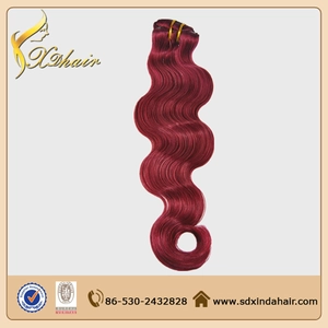중국 Manufacture Wholesale Human Hair Virgin Remy Clip in hair extension cheap price 100% human hair 제조업체