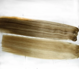 Cina Dell'onda capelli colore misto capelli lisci morbida come la seta remy capelli indiani vergini produttore