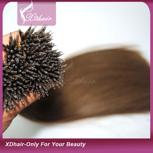 porcelana Nano Tip Hair Extensions 1g Strand Double Drawn 8A Grade Remy Indian Hair fabricante