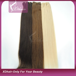 Cina Nuovo prodotto 2015 Alibaba Cina capelli più venduti Prodotti brasiliana umana all'ingrosso tessuto dei capelli di estensione dei capelli produttore