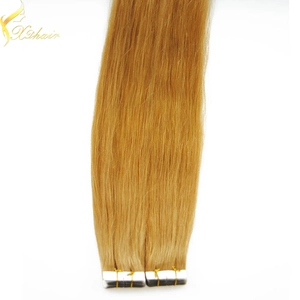 中国 New arrival 2016 double drawn wholesale super tape human hair extensions tape in メーカー