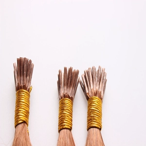 중국 No chemical soft i tip human hair extension 제조업체