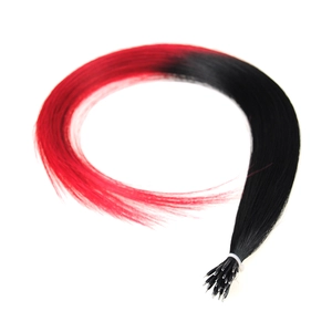 Chine Ombre nano tip human hair extension nano bead hair fabricant