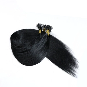 China Premium Quality 100% Virgin Remy Human Hair nail keratin u tip hair extension Hersteller