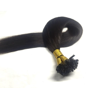 porcelana Russian human hair extensions 60# blonde double drawn u tip hair extension fabricante