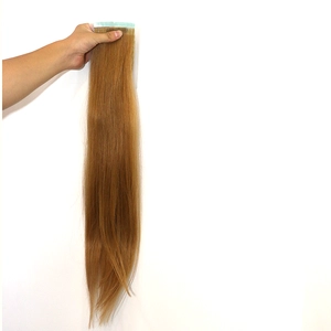 China Superior Quality 100% Brazilian Virgin Gray remy Tape Hair Extensions, Gray Human Hair manufacturer