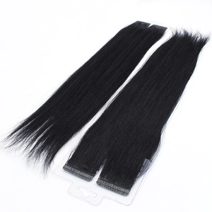 An tSín Top Quality Hair Extension Hand Tied Skin Weft No Shedding Tape Hair Silky Straight European Remy Human Hair déantóir