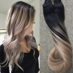 Chine Top quality 7a grade Hot Sale Wholesale 100% Natural Human seamless clip in Hair Extensions fabricant