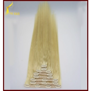 중국 Top quality cheape price 100% human hair full head straight clip in remy hair extensions 제조업체