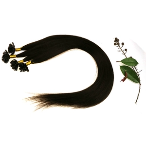 China Top quality kertain Dark Color brazilian Remy stick tip hair extension manufacturer