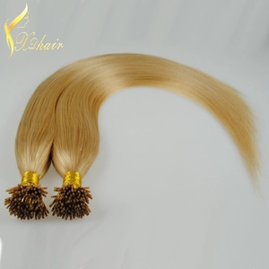 China Top sale human hair i tip hair extension 0.5g per strand high quality stick i tip hair manufacturer