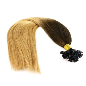 Cina Unprocessed Human Virgin Brazilian Hair Flat Tip Hair Extensions produttore