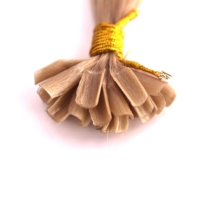 China Unprocessed Virgin Human Virgin Natural Brazilian Honey Blonde I/U/V/FLAT TIP HAIR pre-bonded hair extension manufacturer