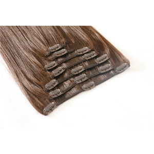 중국 Unprocessed Wholesale Cheapest 100% Human Hair double drawn clip in hair 제조업체