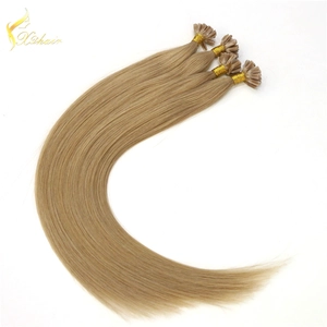 porcelana cheap price nail U-tip 100% remy human stick tip hair fabricante
