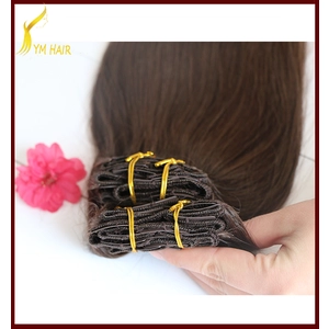 China Virgin human hair natural color full double drawn hair Hersteller