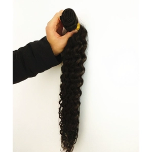 Cina Wavy hair weaving curl human hair indian hair machine weft produttore