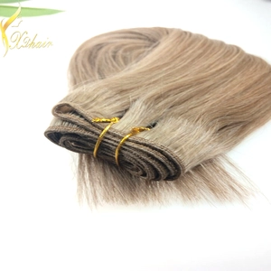 중국 Wholesale 28 inch virgin remy natural black remy brazilian hair weft 제조업체