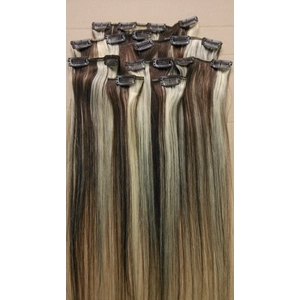 중국 Wholesale Cheap Virgin Brazilian Clip In Hair Extension 100% Unprocessed Silky Straight Clip In Hair Extensions For Black Women 제조업체