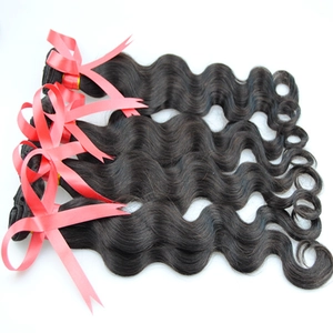 中国 Wholesale Double Drawn Very Thick milky way silky straight human hair weft メーカー