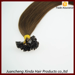 Cina Prezzo all'ingrosso della fabbrica poco costoso grado AAAA serico prodotto capelli lisci piatto punta brasiliana umana produttore