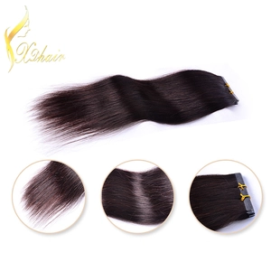An tSín Wholesale sassy virgin remy brazilian tape hair extensions déantóir