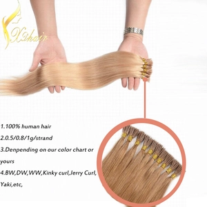 중국 Whosale Factory price double drawn brazilian remy i tip hair extensions 제조업체