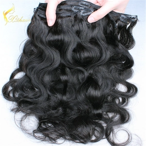 중국 Xinda Hair Top Quality Wholesale Price Accept OEM ODM 100 Remy Clip In Hair Extensions 제조업체