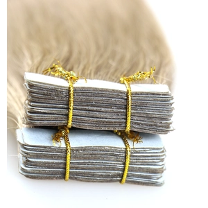 中国 crochet braids with human hair skin weft dropshiping brown 100% virgin brazilian indian remy human hair PU tape hair extension メーカー