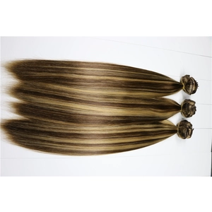 중국 double drawn human clip in hair 제조업체