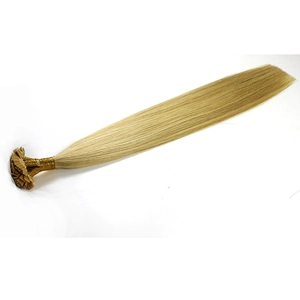 Cina european human remy blond color flat tip hair extension produttore