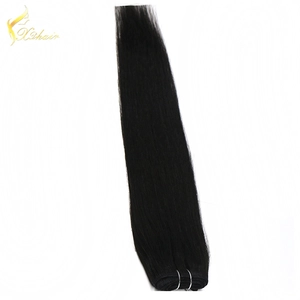 porcelana free shiping wholesale natural straight human hair weft for black women 7A european virgin hair bundles fabricante